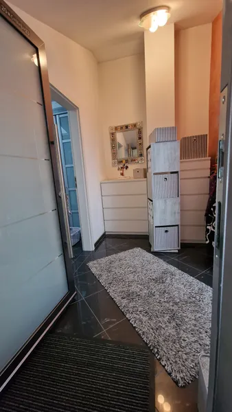 Garderobe am Eingang