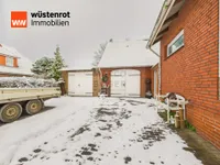 Vorderansicht Garagen