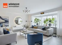 EG Wohnzimmer - KI Gestaltungsvorschlag