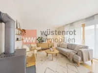 EG Wohnen und Küche Blick Couchecke - KI Gestaltungsmöglichkeit