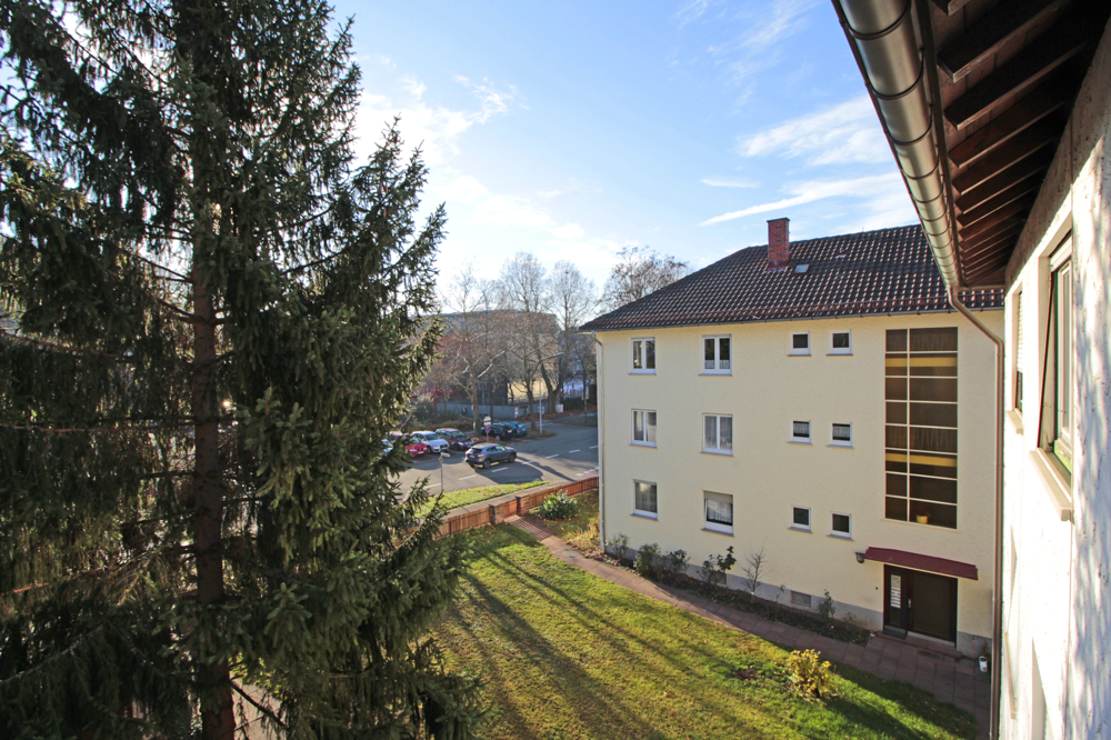 Blick vom Balkon