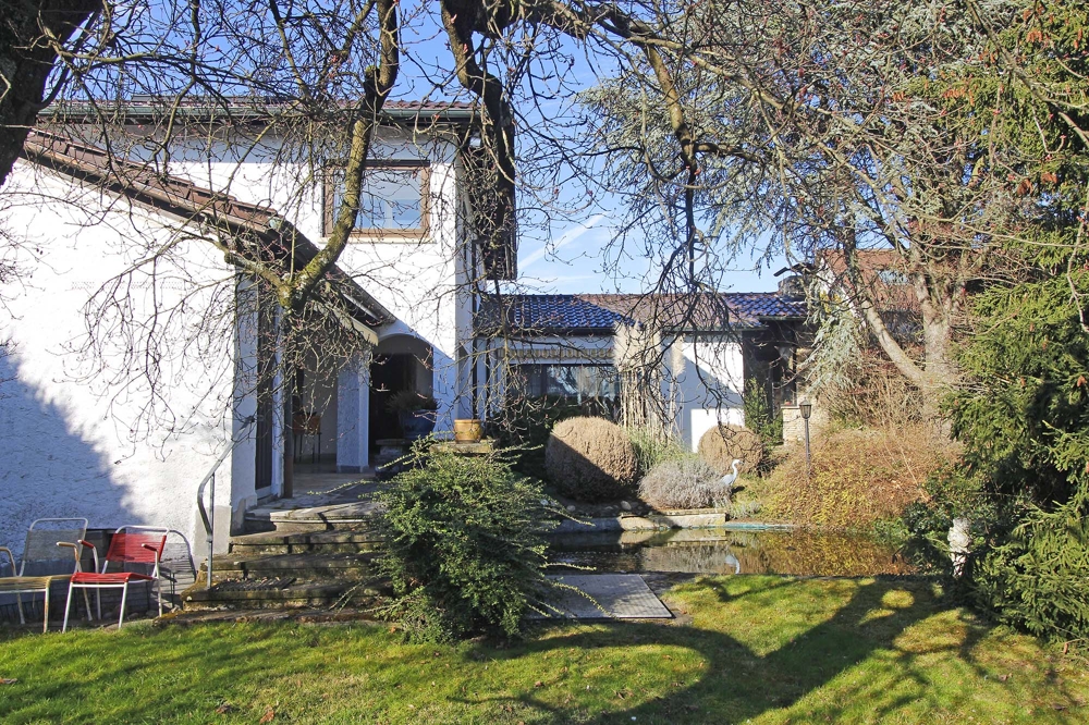 Garten, Terrasse & Teich