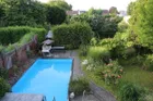 Gartenansicht vom Dachgeschoss aus