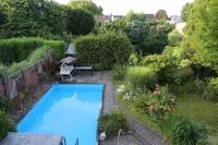 Gartenansicht vom Dachgeschoss aus