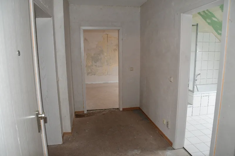 Eingang im 3. Obergeschoss