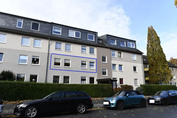 Top Gelegenheit im Königreich Duissern 
Gepflegte 3 Raum Eigentumswohnung mit Riesenbalkon