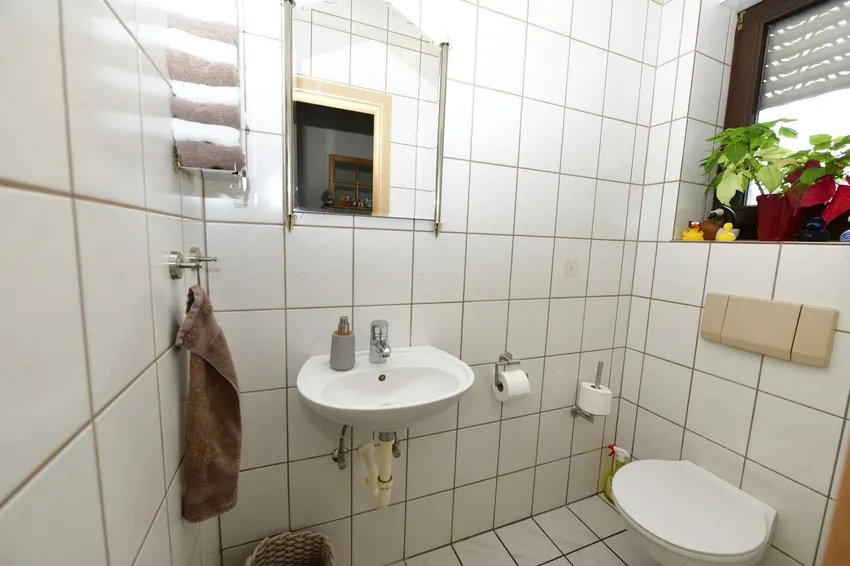Gäste-WC im Erdgeschoss