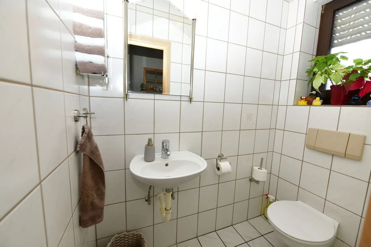Gäste-WC im Erdgeschoss