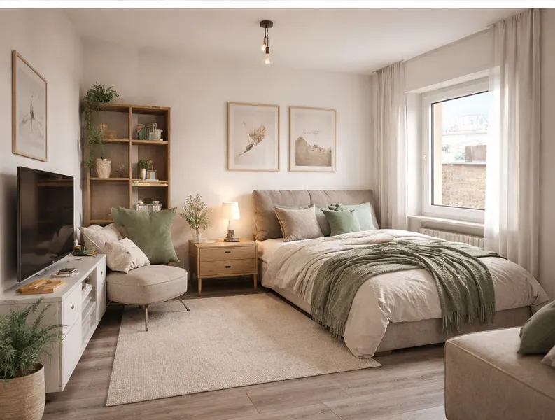 1 Zimmer Cute & Pretty am Frankfurter Gr&uuml;ng&uuml;rtel