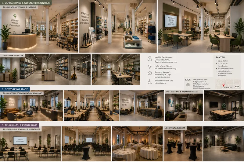 Premium-Gewerbefl&auml;che mit Ausbau nach Wunsch ca. 250 m&sup2;