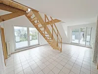 lichtdurchfluteter Wohnbereich