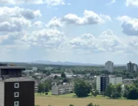 Blick vom Balkon