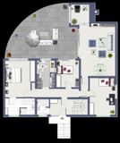 Grundriss EG (4 Zimmer Alternative)