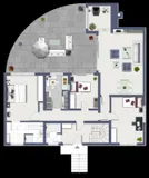 Grundriss EG (4 Zimmer Alternative)
