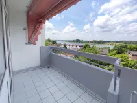Balkon mit Rheinblick