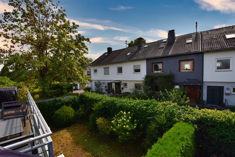 Blick vom Balkon