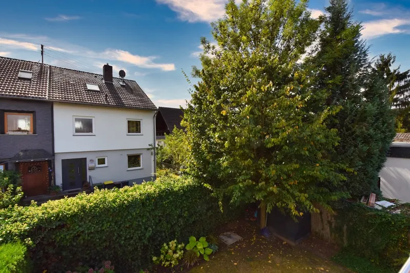 Blick vom Balkon