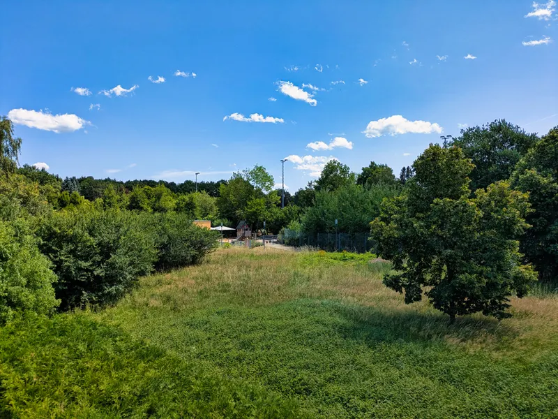 Blick vom Balkon