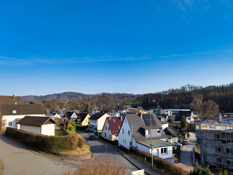 Blick vom Balkon bzw. Terrasse