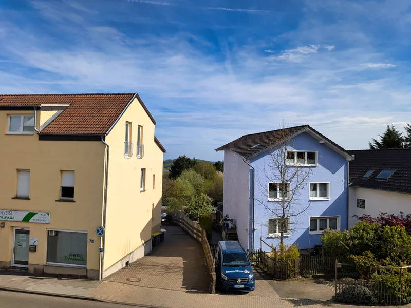 Blick vom Balkon