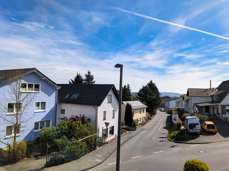 Blick vom Balkon