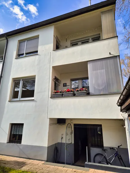 Rückansicht des Hauses