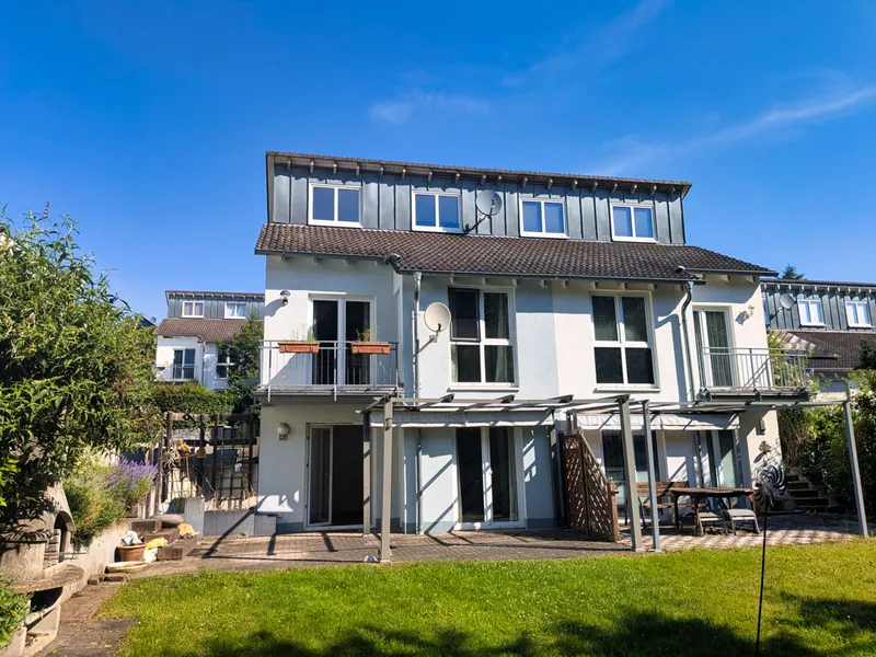 Rückansicht des Hauses