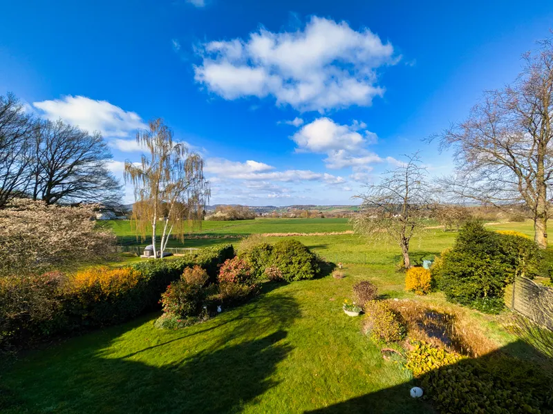 Blick vom Balkon