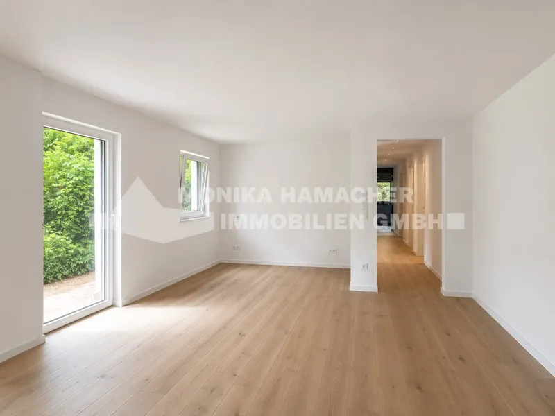 Neubau im Milchborntalweg! 3-Zimmerwohnung im Souterrain mit Terrasse und Garten - Foto 1