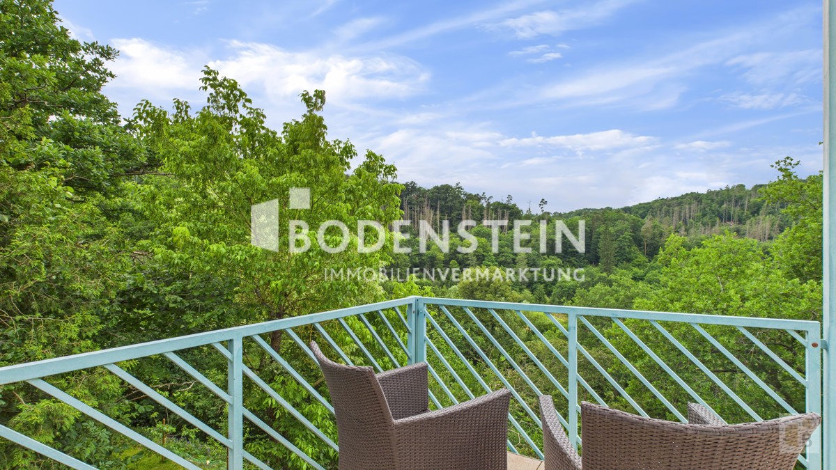 Ausblick vom Balkon