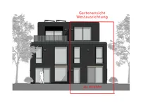 Animation Gebäudeansicht (Westseite)