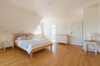 Schlafzimmer - Schlafzimmer, Skandinavisch - (KI generiert)