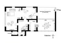 Skizze Grundriss Erdgeschoss
