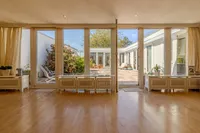 Blick aus dem Wohnbereich