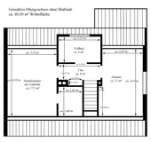Skizze Grundriss Dachgeschoss