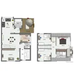 28. Grundriss OG + DG (Maisonette)