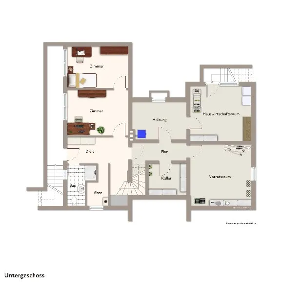 Grundriss Untergeschoss