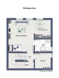 Grundriss Einliegerwohnung