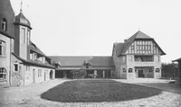 Historische Ansicht des Innenhofs