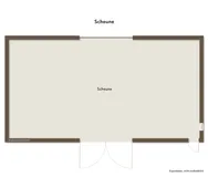 Grundriss Scheune