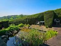 Garten mit Teich