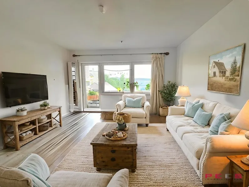 Wohnzimmer KI generiert