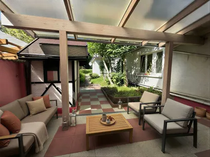 Terrassse und Garten