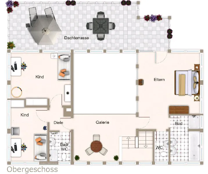 Grundriss Obergeschoss