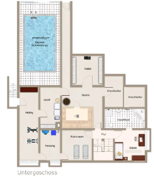 Grundriss Untergeschoss