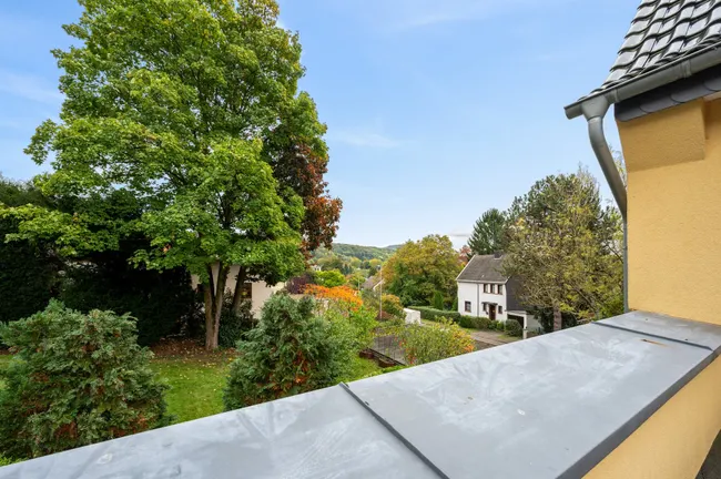 Aussicht vom Balkon