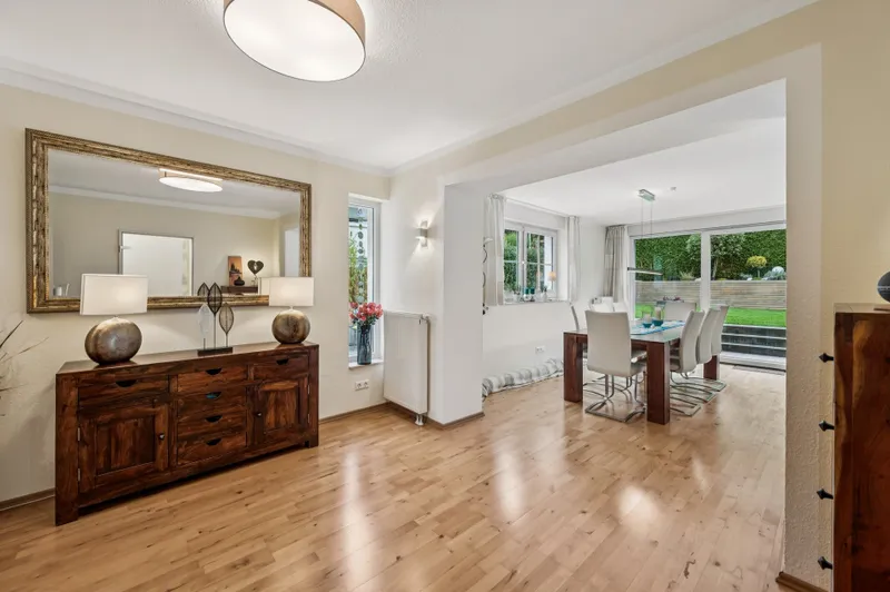 Blick in den Essbereich