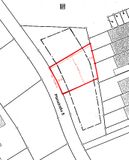Lageplan mit Baufenster