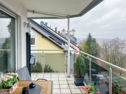 Eckbalkon mit toller Aussicht