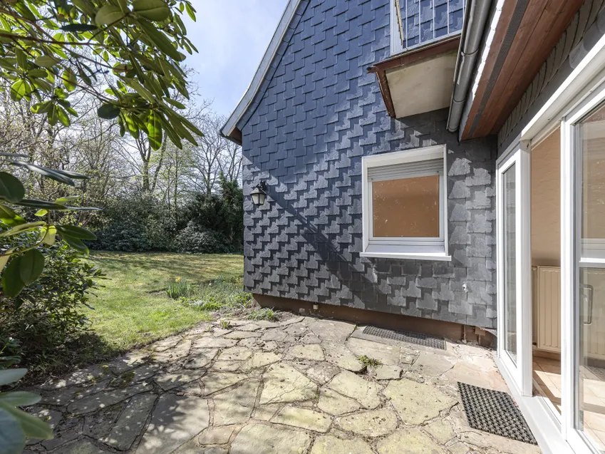 versteckte Sonnenterrasse